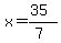 x=%2835%29%2F%287%29
