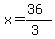 x=%2836%29%2F%283%29