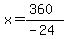 x=%28360%29%2F%28-24%29