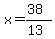 x=%2838%29%2F%2813%29