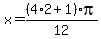 x=%284%2A2%2B1%29pi%2F12