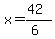 x=%2842%29%2F%286%29