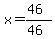 x=%2846%29%2F%2846%29