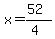 x=%2852%29%2F%284%29