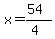 x=%2854%29%2F%284%29