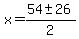 x=%2854%2B-+26%29%2F2