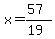 x=%2857%29%2F%2819%29