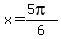 x=%285pi%29%2F6