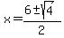 x=%286%2B-sqrt%284%29%29%2F2