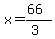 x=%2866%29%2F%283%29