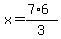 x=%287%2A6%29%2F3