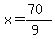 x=%2870%29%2F%289%29