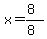 x=%288%29%2F%288%29