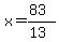 x=%2883%29%2F%2813%29