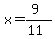 x=%289%29%2F%2811%29