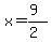 x=%289%29%2F%282%29