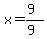 x=%289%29%2F%289%29