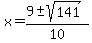 x=%289%2B-+sqrt%28141%29%29%2F10