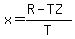 x=%28R-TZ%29%2FT