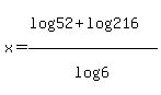 x=%28log%2852%29%2Blog%28216%29%29%2Flog%286%29