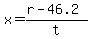 x=%28r-46.2%29%2Ft