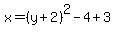 x=%28y%2B2%29%5E2-4%2B3