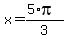 x=+%285%2Api%29%2F3+