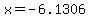 x=+-6.1306
