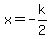 x=+-k%2F2