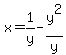 x=+1%2Fy-y%5E2%2Fy