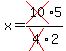 x=+cross%2810%295%2Fcross%284%292+