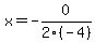 x=-0%2F2%28-4%29