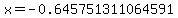 x=-0.645751311064591