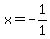 x=-1%2F1