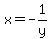 x=-1%2Fy