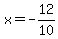 x=-12%2F10