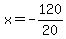 x=-120%2F20