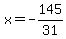 x=-145%2F31