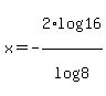 x=-2%2Alog%2816%29%2Flog%288%29