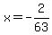 x=-2%2F63