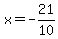 x=-21%2F10