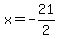 x=-21%2F2