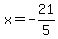x=-21%2F5