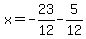 x=-23%2F12-5%2F12