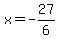 x=-27%2F6