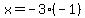 x=-3%28-1%29