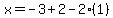 x=-3%2B2-2%281%29