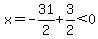x=-31%2F2%2B3%2F2%3C0