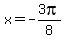 x=-3pi%2F8