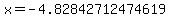 x=-4.82842712474619